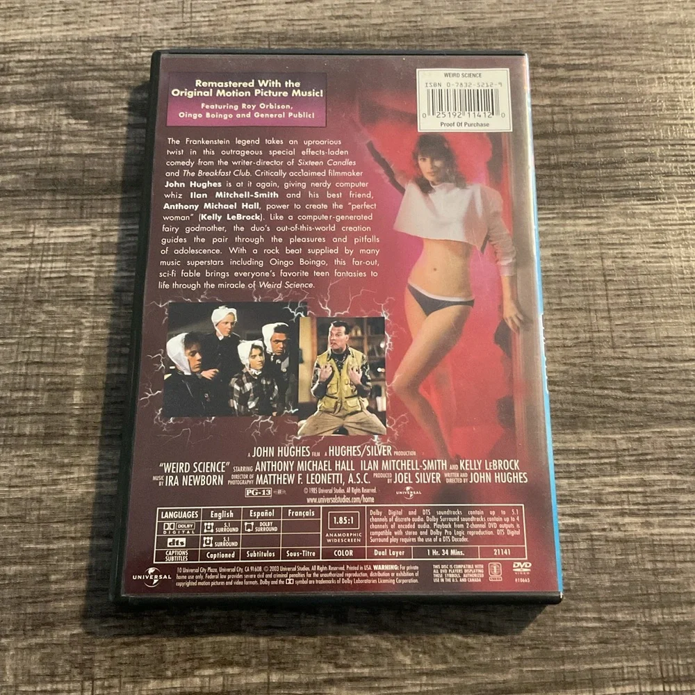 Weird Science DVD - Picture 2 of 4